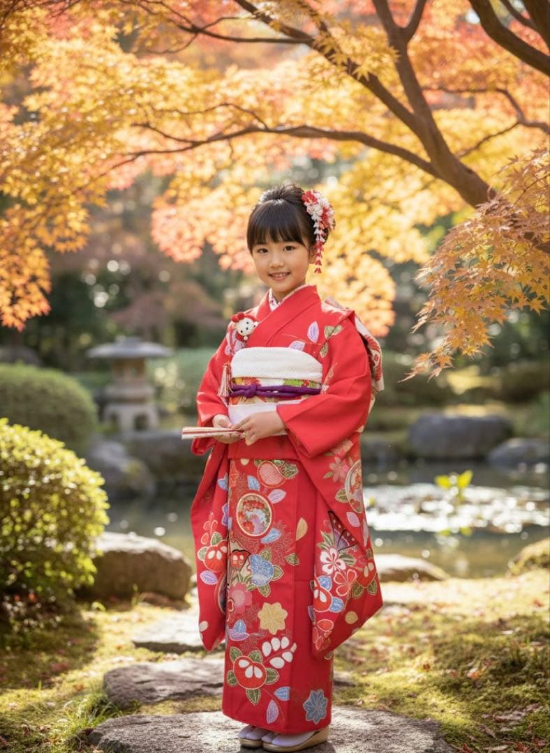 七五三　七歳　着物と長襦袢のみ