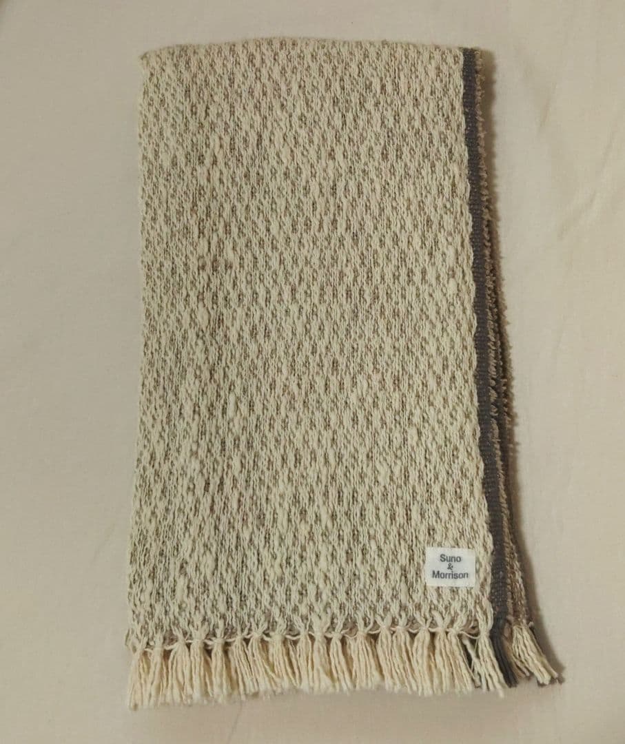 Suno&Morrison　ガラ紡ミディアムストール
