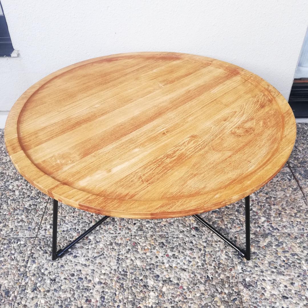 KAJA FARGO ラウンドコーヒーテーブル チーク家具