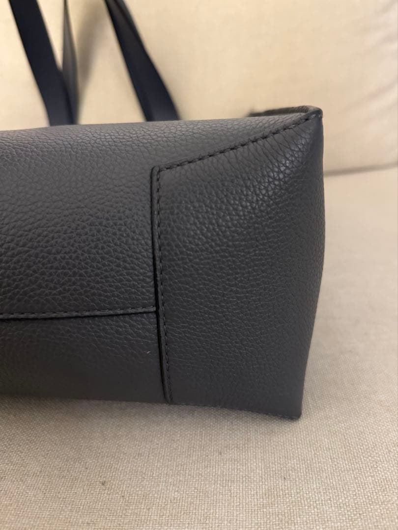 【美品】LOEWE バックルトートバッグ ジップ アンスラサイト　正規品