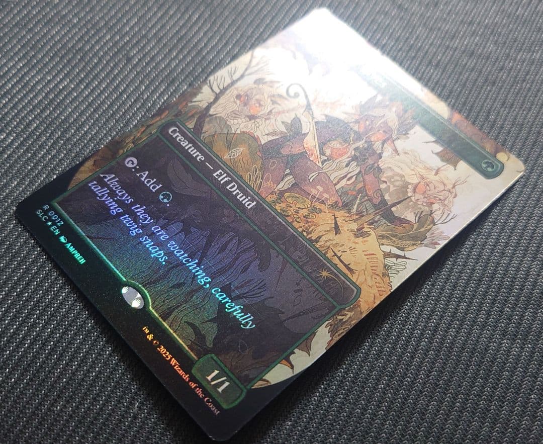 mtg フルアート FOIL ラノワールのエルフ 英語版 slc sld