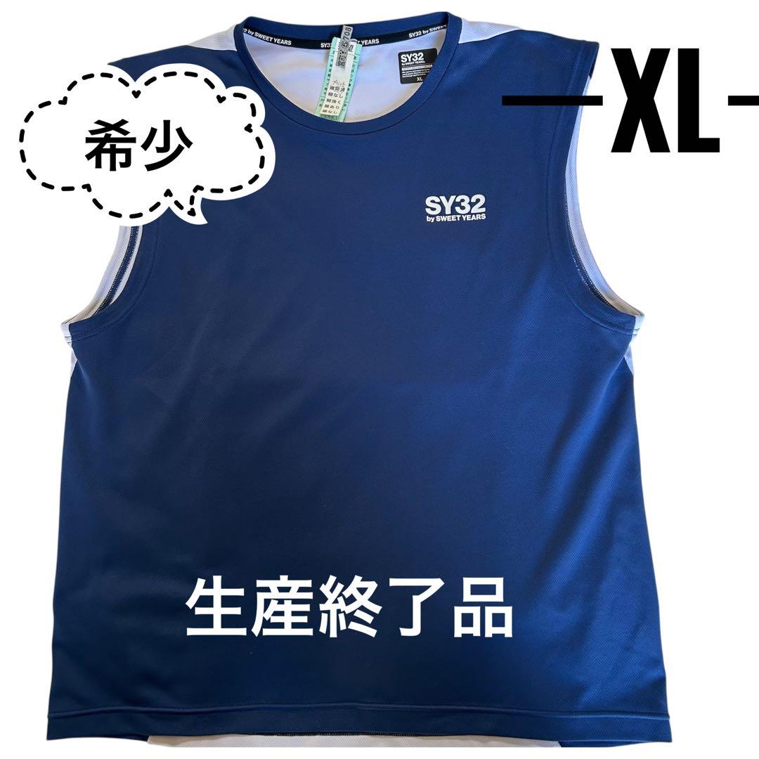 ⭐︎SY32⭐︎ノースリーブ ネイビー XL 朝倉未来愛用クリーニング済