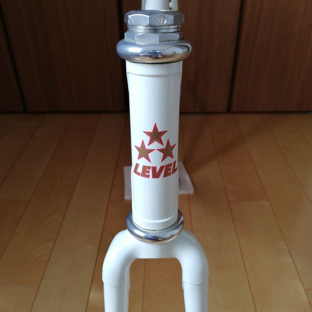 美品　NJS LEVEL ピストフレーム 競輪　レベル　クロモリ　MAXフォーク