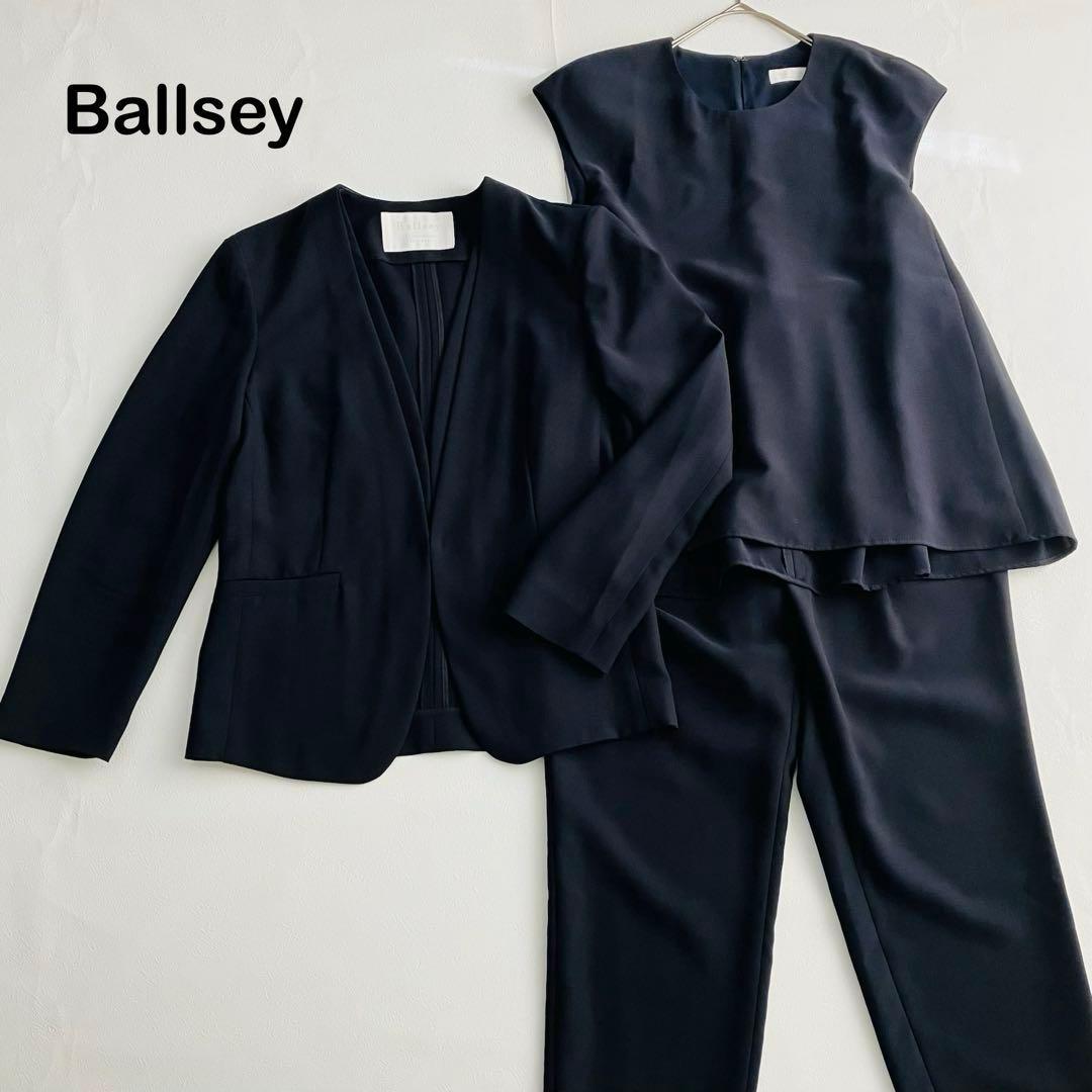 Ballsey 3点セット　洗える　コンフォートストレッチスーツ　36