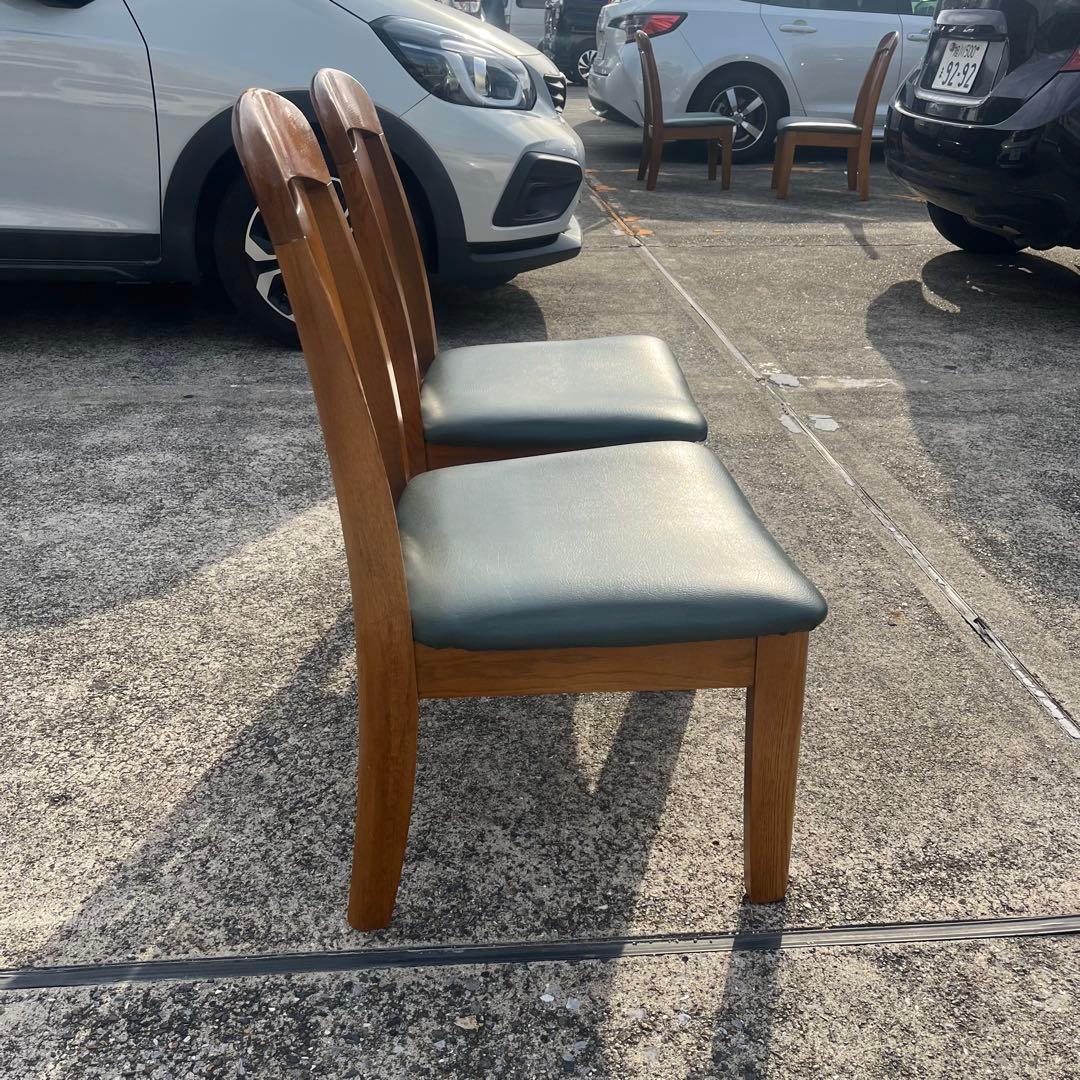 ①美品・2脚セット☆マルニ木工／地中海シリーズ／ダイニングチェア