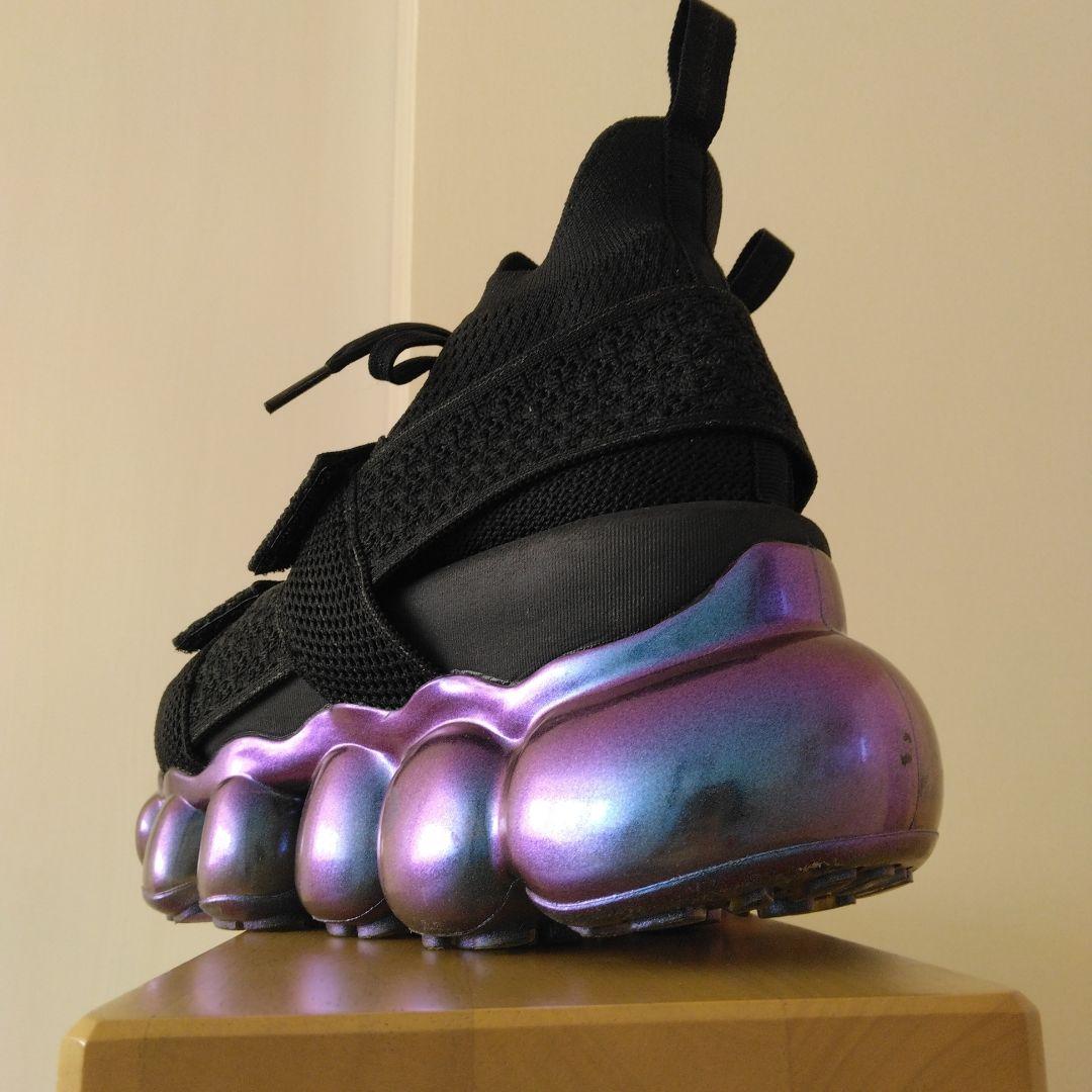 【美品】ミキオサカベ 厚底スニーカー 25cm オーロラソール 保存袋タグ付き