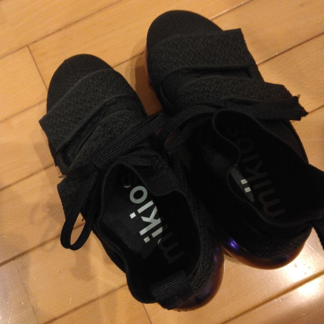 【美品】ミキオサカベ 厚底スニーカー 25cm オーロラソール 保存袋タグ付き