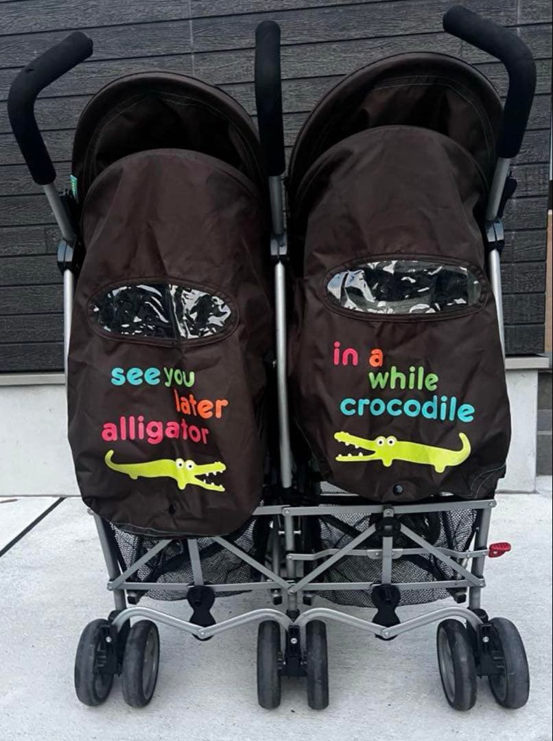 値下げしました❗️COSATTO二人乗りバギー　コンパクトベビーカー