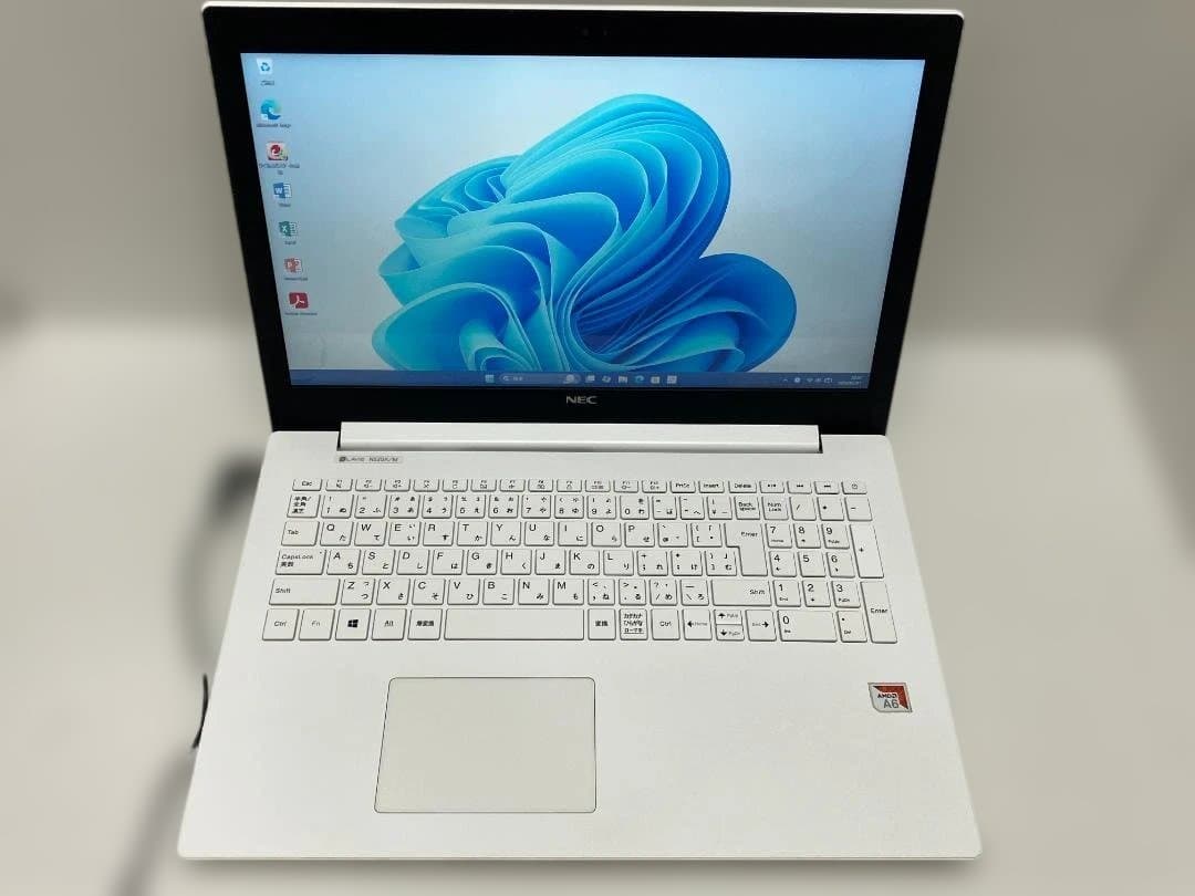 NECノートパソコン AMD A6/8GB/新品SSD/Windows11
