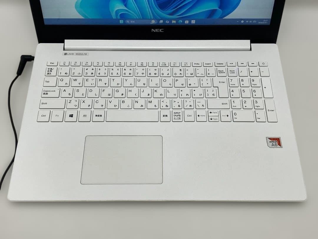 NECノートパソコン AMD A6/8GB/新品SSD/Windows11