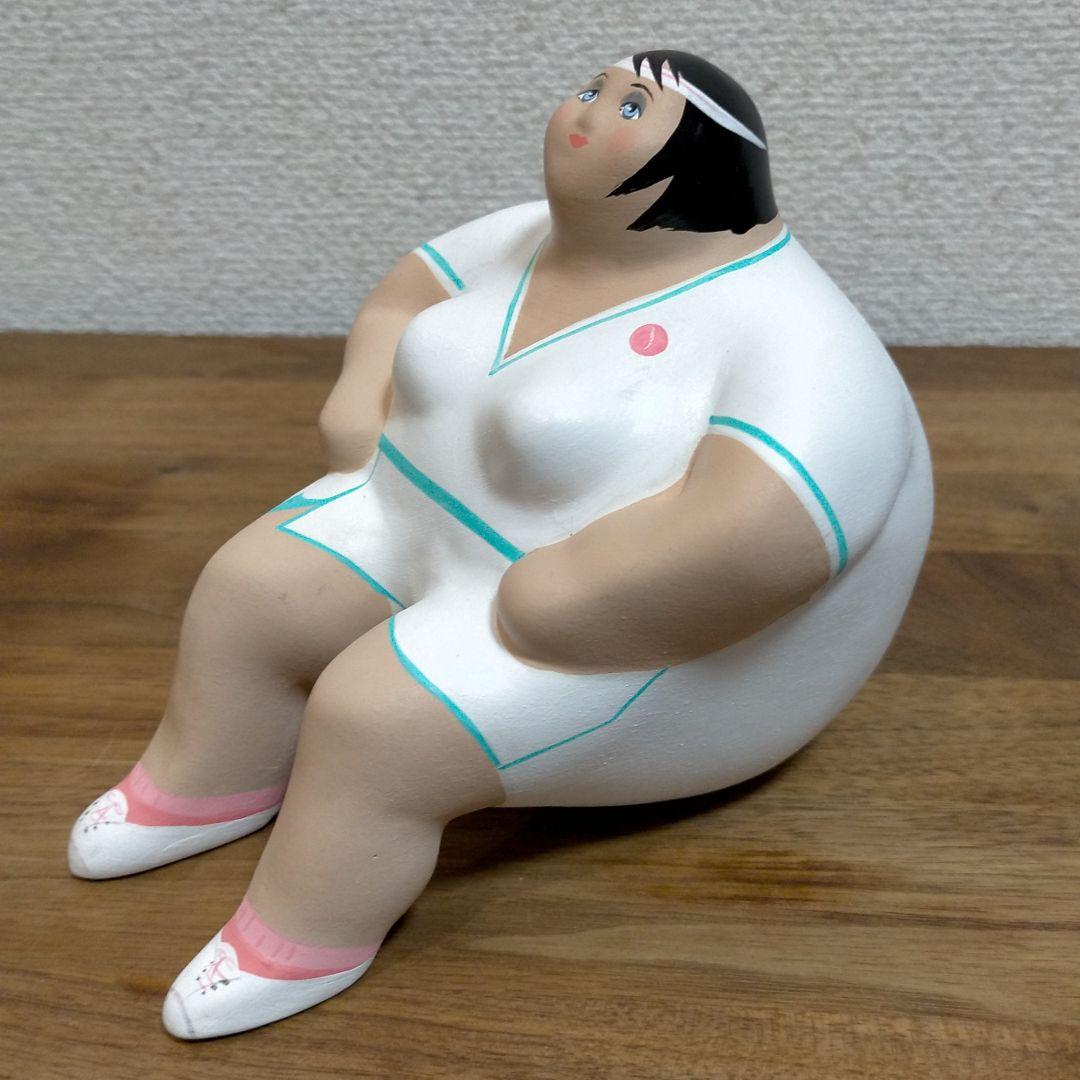 小物入れ L'Aquilone Italy Fat Woman Figurine