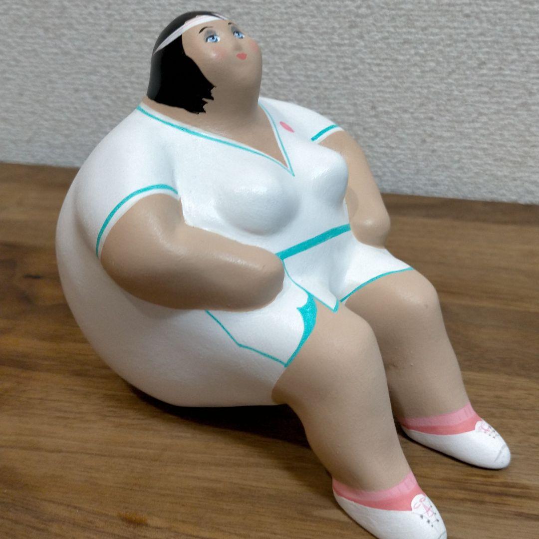小物入れ L'Aquilone Italy Fat Woman Figurine