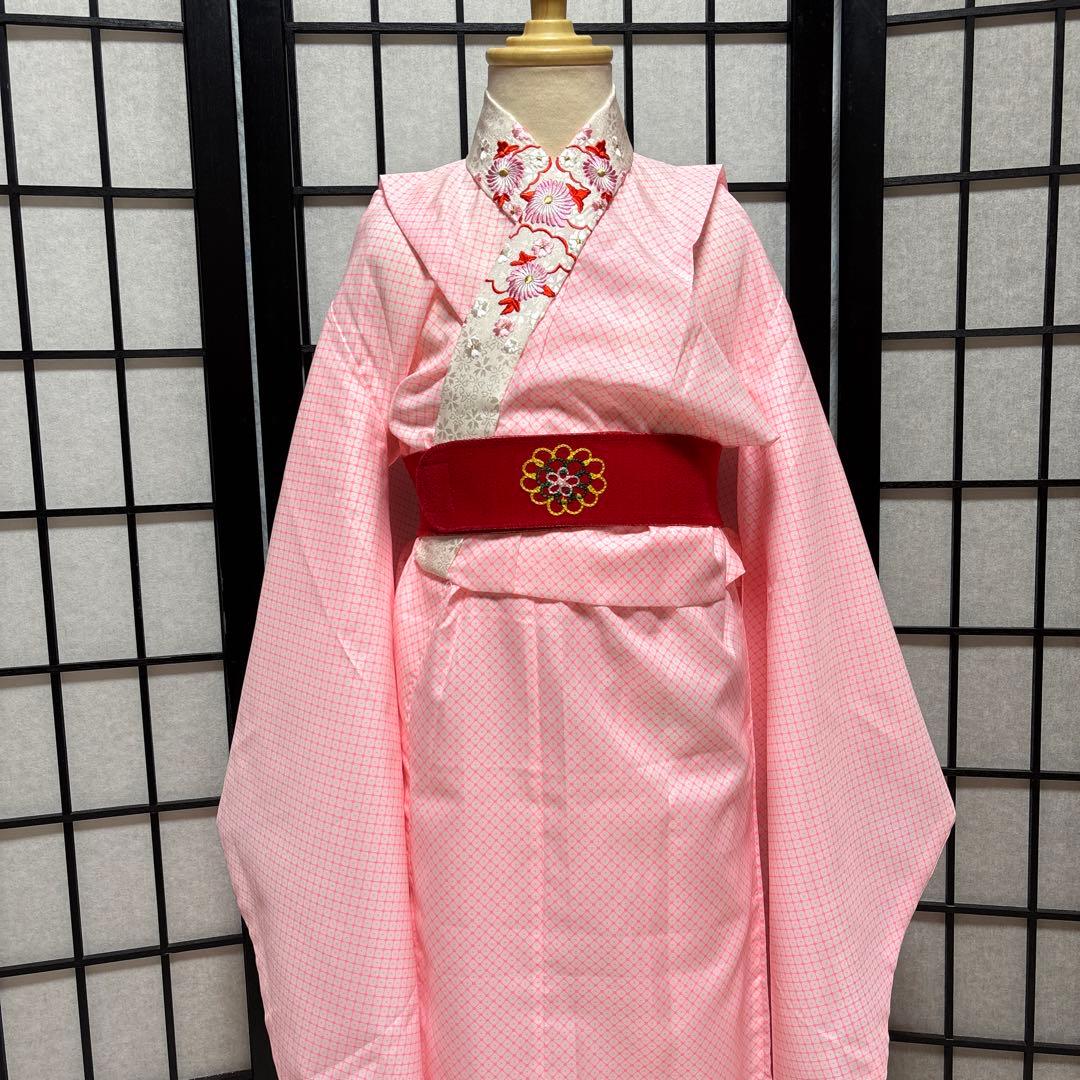 七五三　正絹着物セット　7歳　手縫いお誂え　高級品