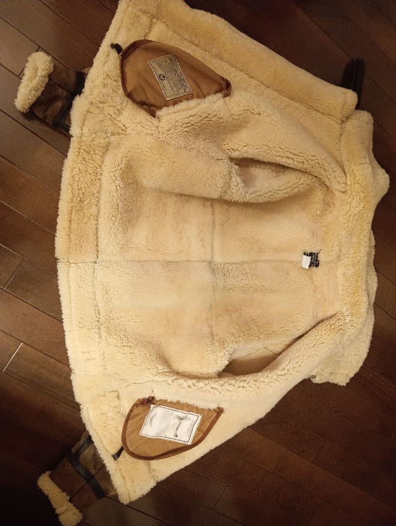 AVIREX B3ムートンフライトジャケット　 USA製 　人気サイズ40