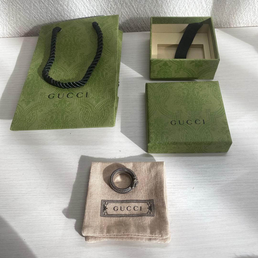 【美品⭕️】グッチ GUCCI 指輪 リング スネーク ヘビ 16号