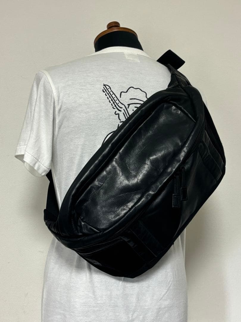 PORTER/プログレス/ワンショルダー/ウエストバッグ/レザー/吉田カバン