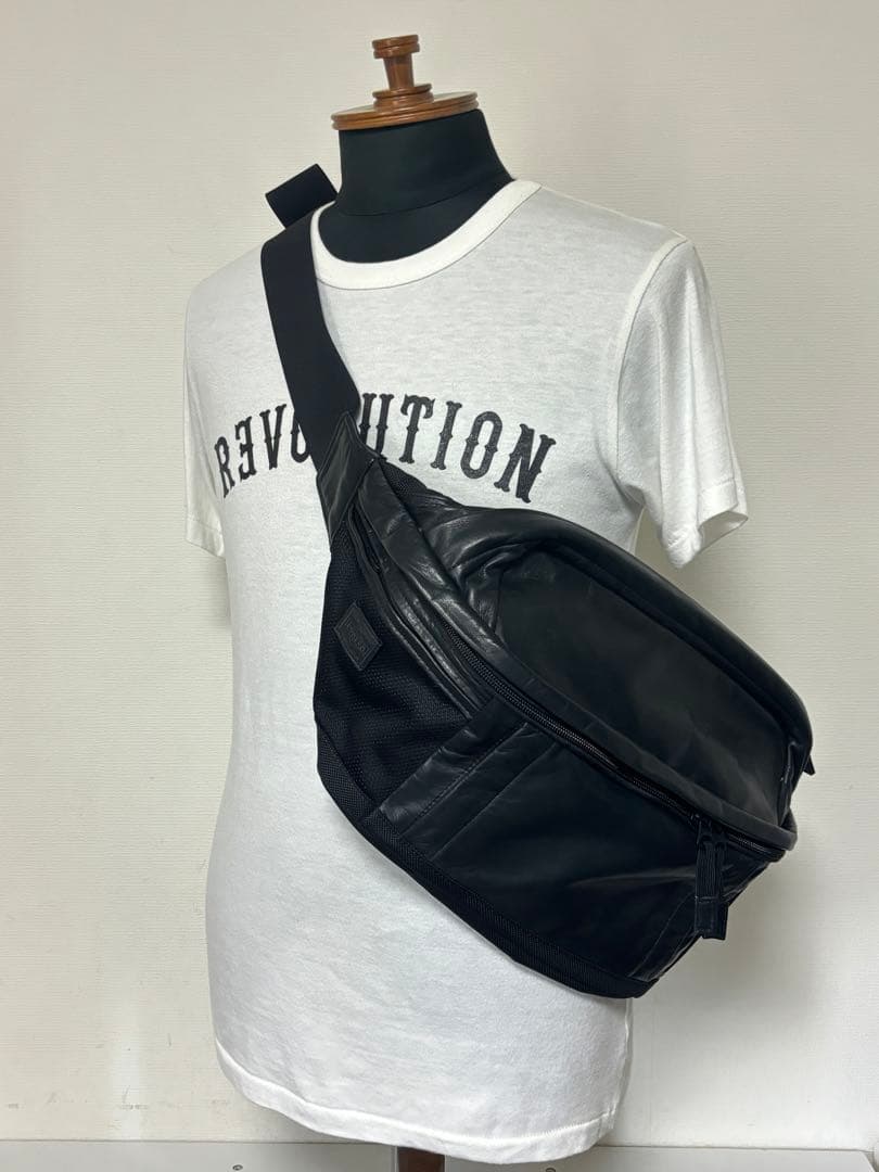 PORTER/プログレス/ワンショルダー/ウエストバッグ/レザー/吉田カバン