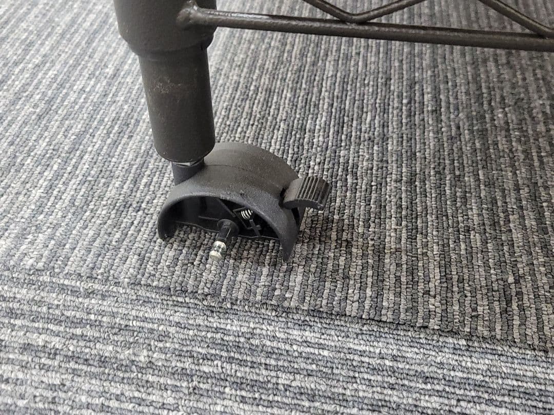 【ワケアリ】 ルミナスノワール スチールラック ５段 リバーシブル天板付き