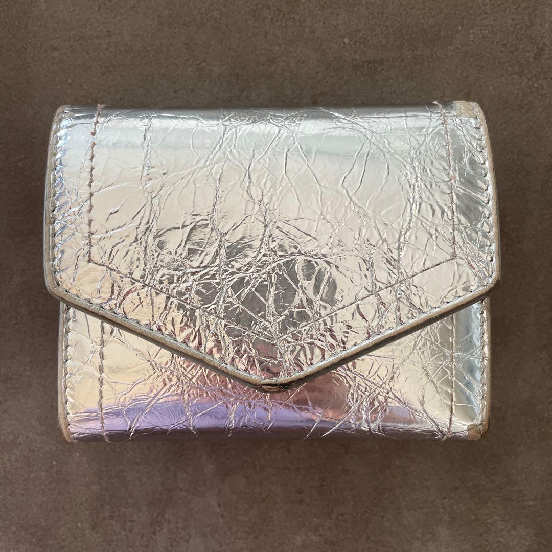Maison Margiela シルバー 三つ折り財布