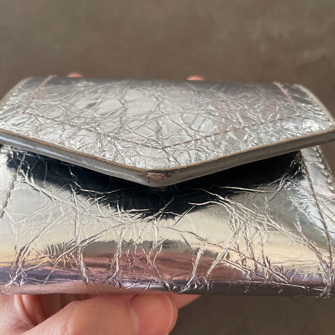 Maison Margiela シルバー 三つ折り財布