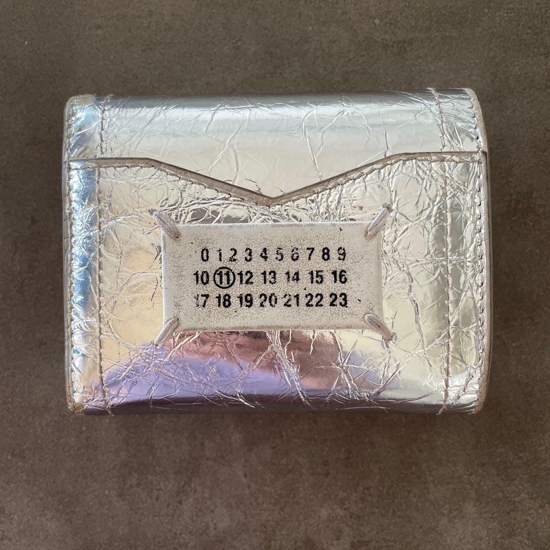 Maison Margiela シルバー 三つ折り財布
