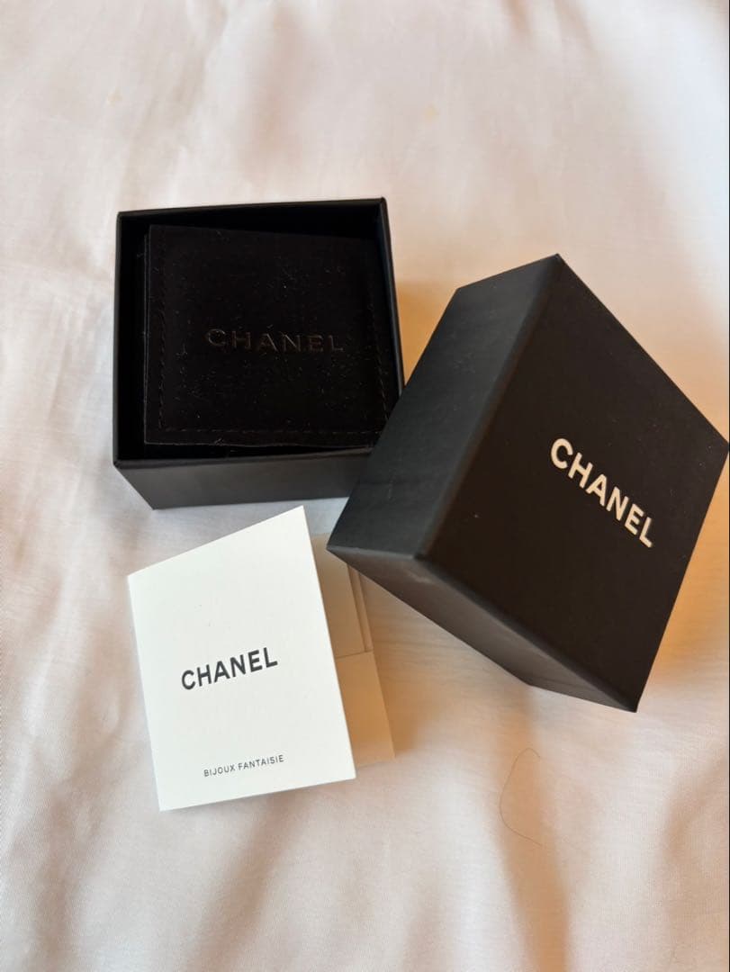 CHANEL シャネル2wayピアス　シャンパンゴールド