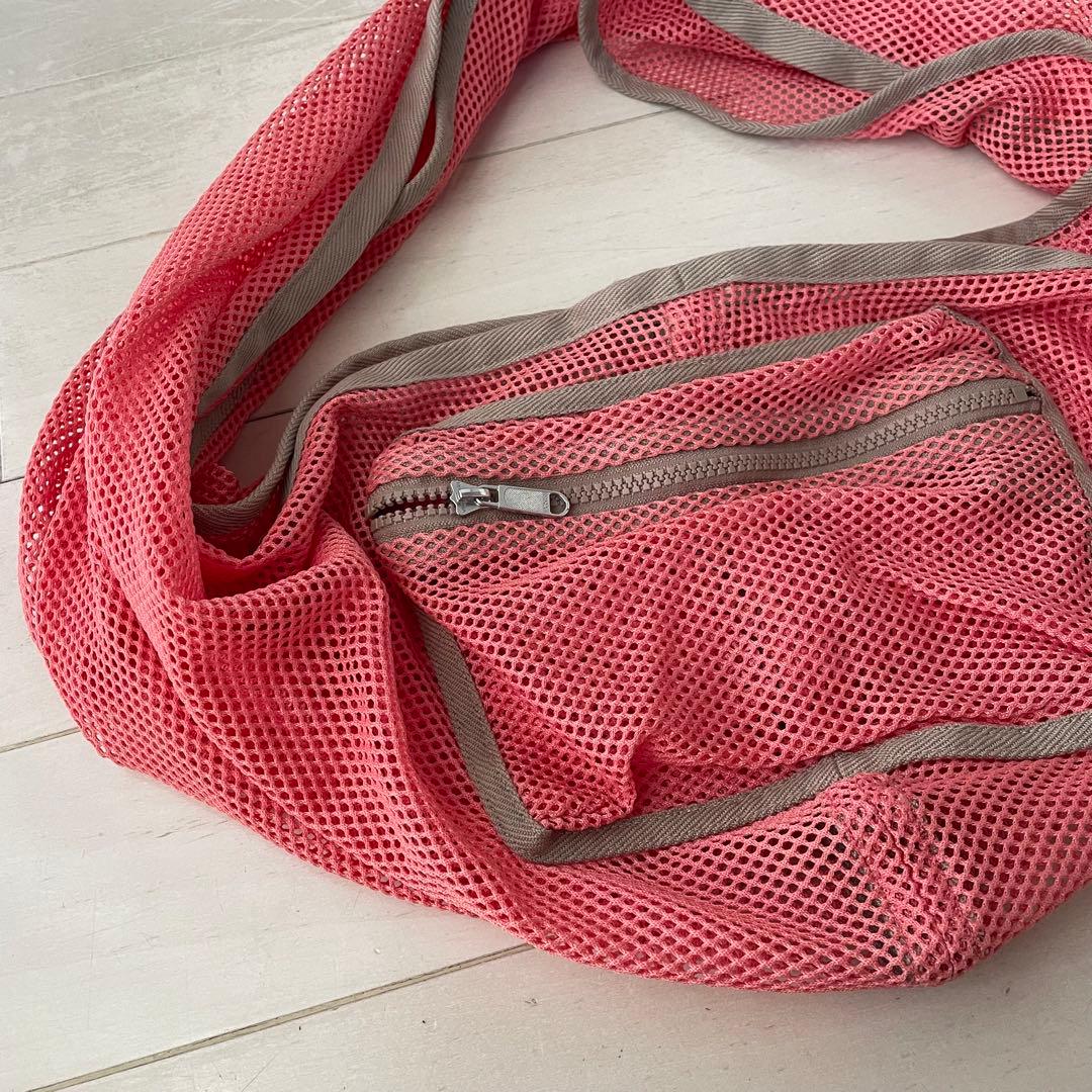 【お得！処分前】erva エルバ　メッシュ　ドッグスリング　S コーラルピンク