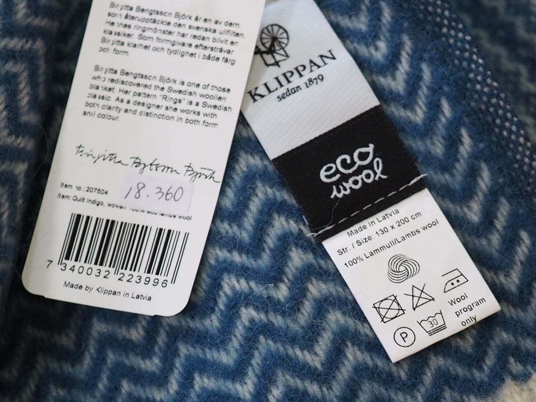 C*S様 【お年玉SALE】KLIPPAN ブランケット 130×180cm