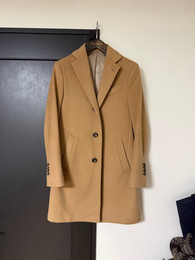 【直さま専用】LARDINI ラルディーニ チェスターコート キャメル 44