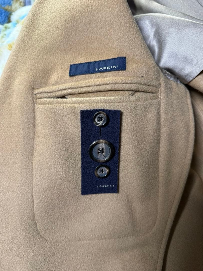 【直さま専用】LARDINI ラルディーニ チェスターコート キャメル 44