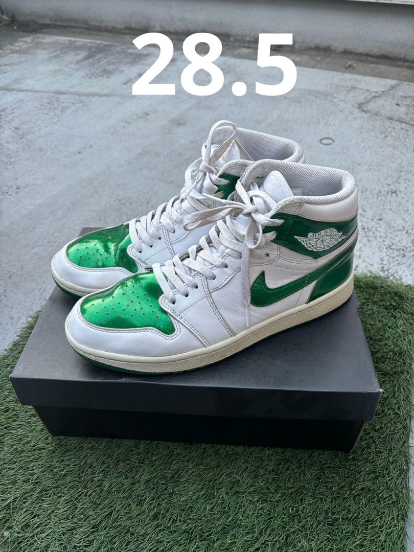 NIKE エアジョーダン1ハイ ゴルフシューズ 28.5