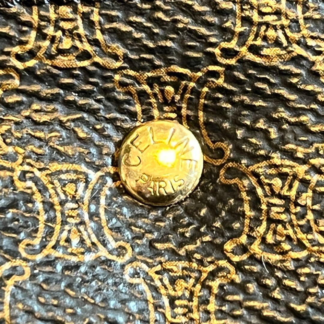 美品 CELINE セリーヌ マカダム ボストンバッグ ヴィンテージ 黒