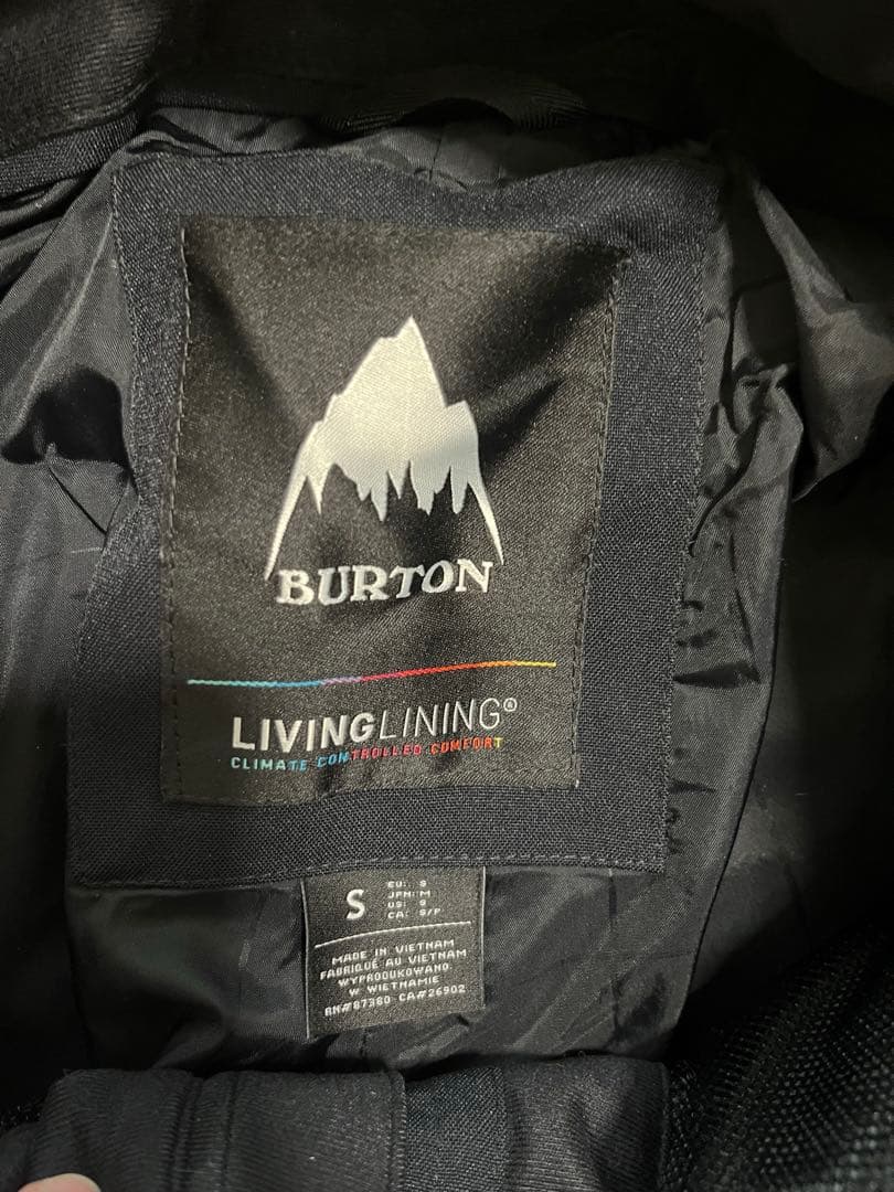 BURTON ビブパンツ S バートン