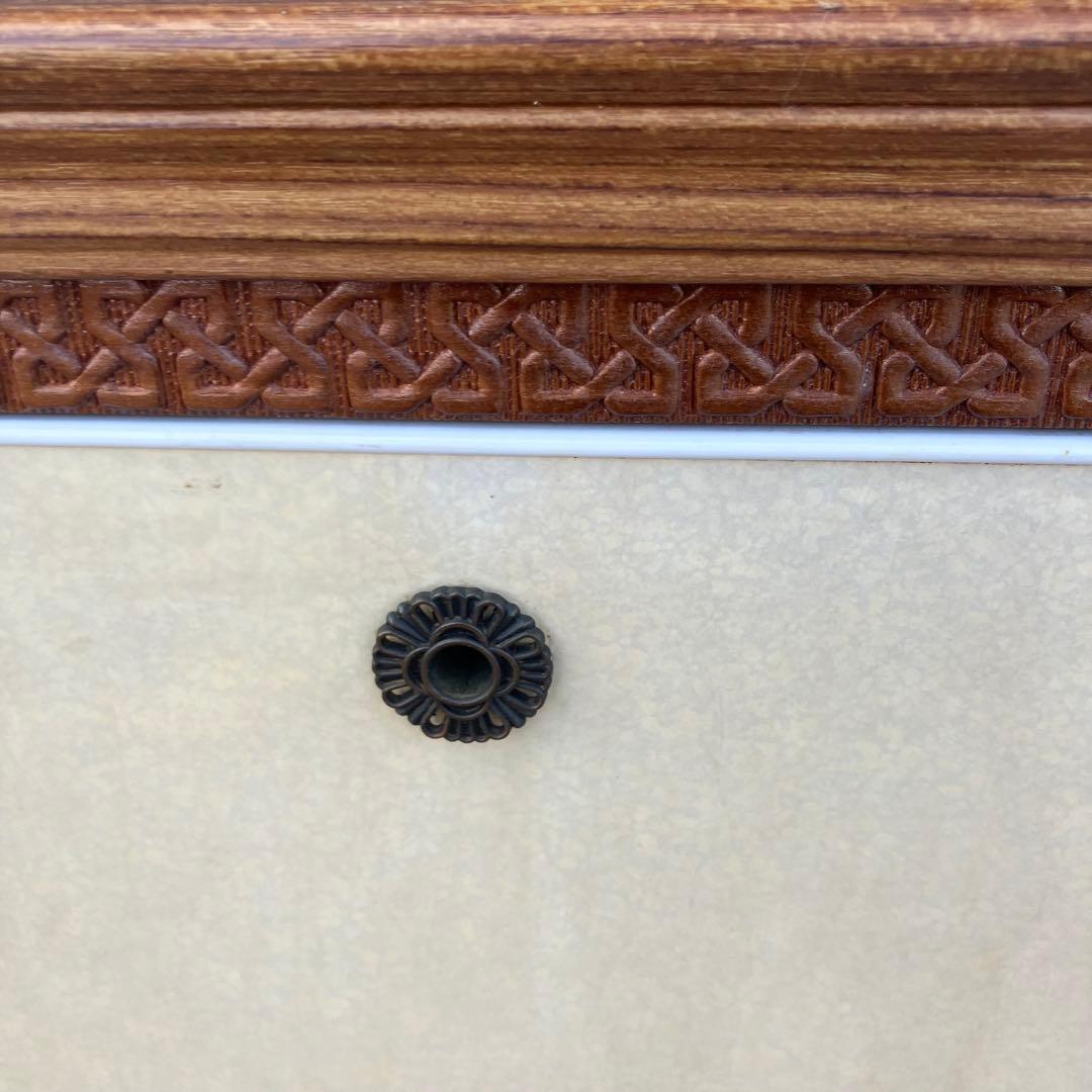 昭和レトロ レトロポップ 木製チェスト 7段タンス 古家具 古道具 ビンテージ