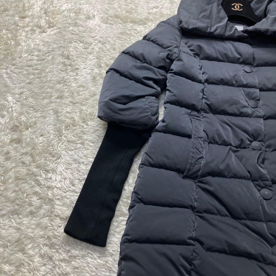 上品✨タトラス ダウンコート GAJA ワッペン 女優襟 リブ袖 01 S