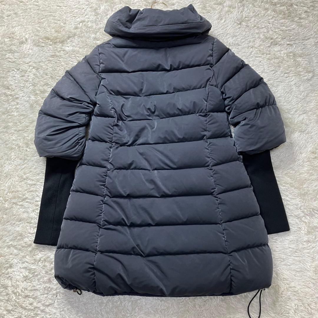 上品✨タトラス ダウンコート GAJA ワッペン 女優襟 リブ袖 01 S