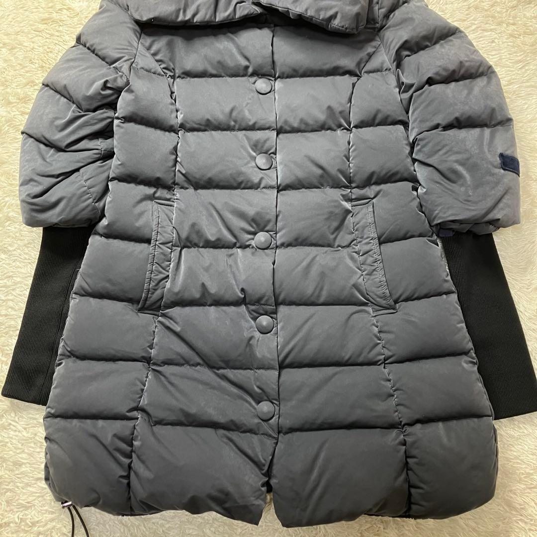 上品✨タトラス ダウンコート GAJA ワッペン 女優襟 リブ袖 01 S