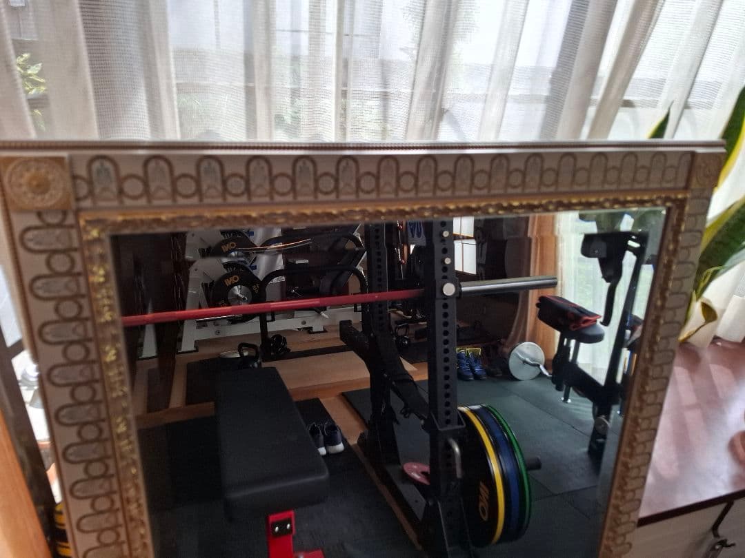 ロココ調大型ミラー