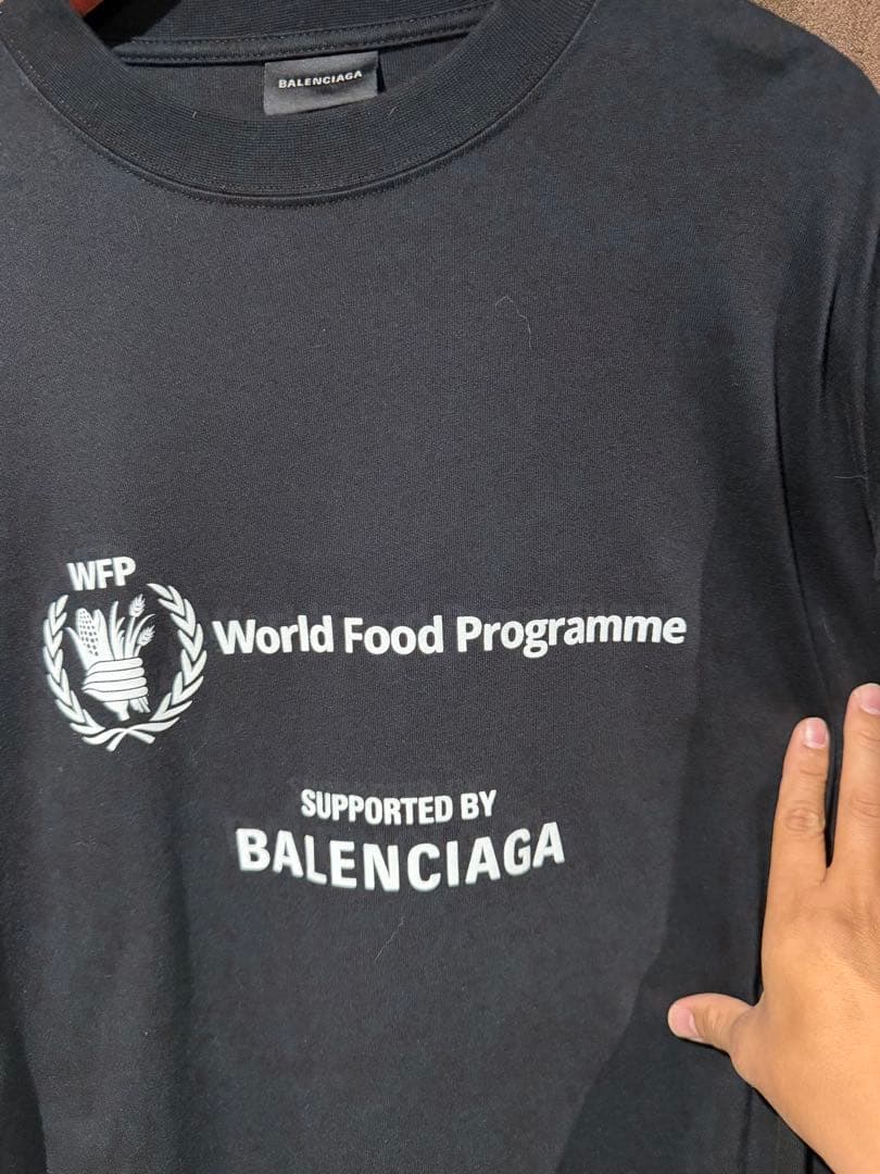 BALENCIAGA WFP ロゴ 長袖カットソー