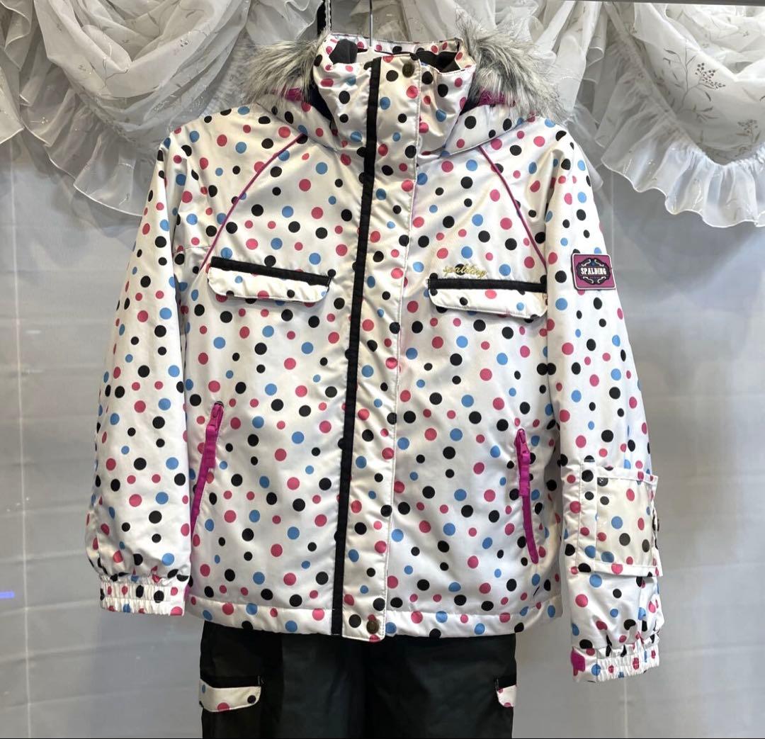 スポルティング　子ども用スキーウェア　水玉