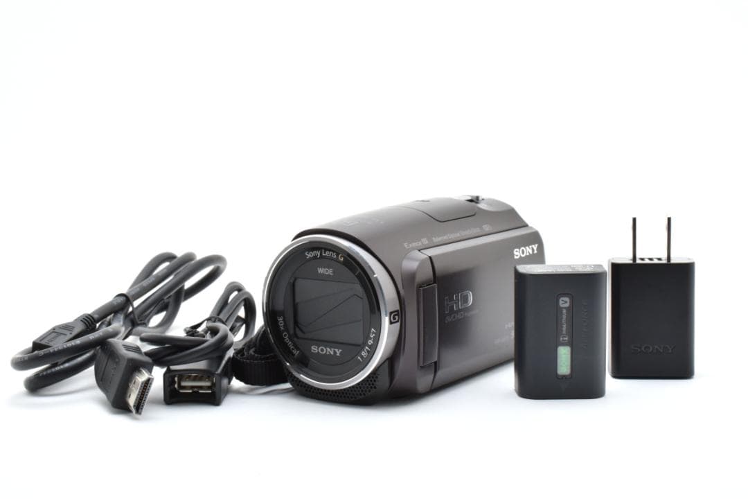 【美品】SONY Handycam HDR-CX670 ボルドーブラウン