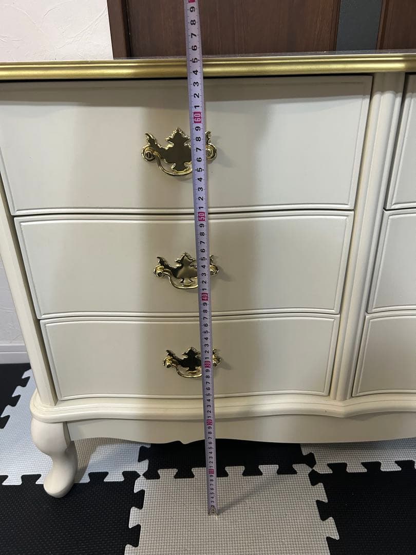 猫足キャビネット　サイドボード　チェスト　アンティーク　ヴィンテージ　姫家具