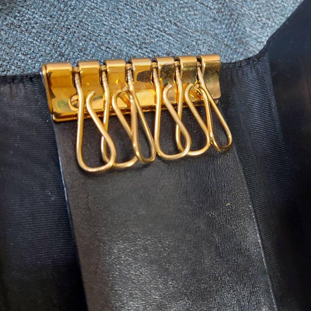 シャネル ココマーク エナメル　キーケース　ブラック 人気 レディース