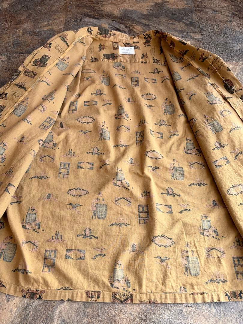 60s TOWNCRAFT タウンクラフト 船タグ オープンカラーシャツ L