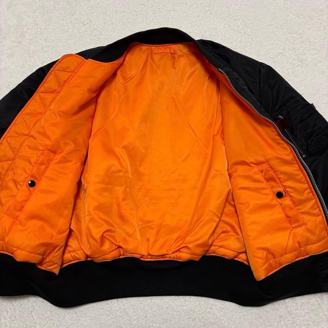 【美品 XL】 ALPHA INDUSTRIES フライトジャケット ブラック