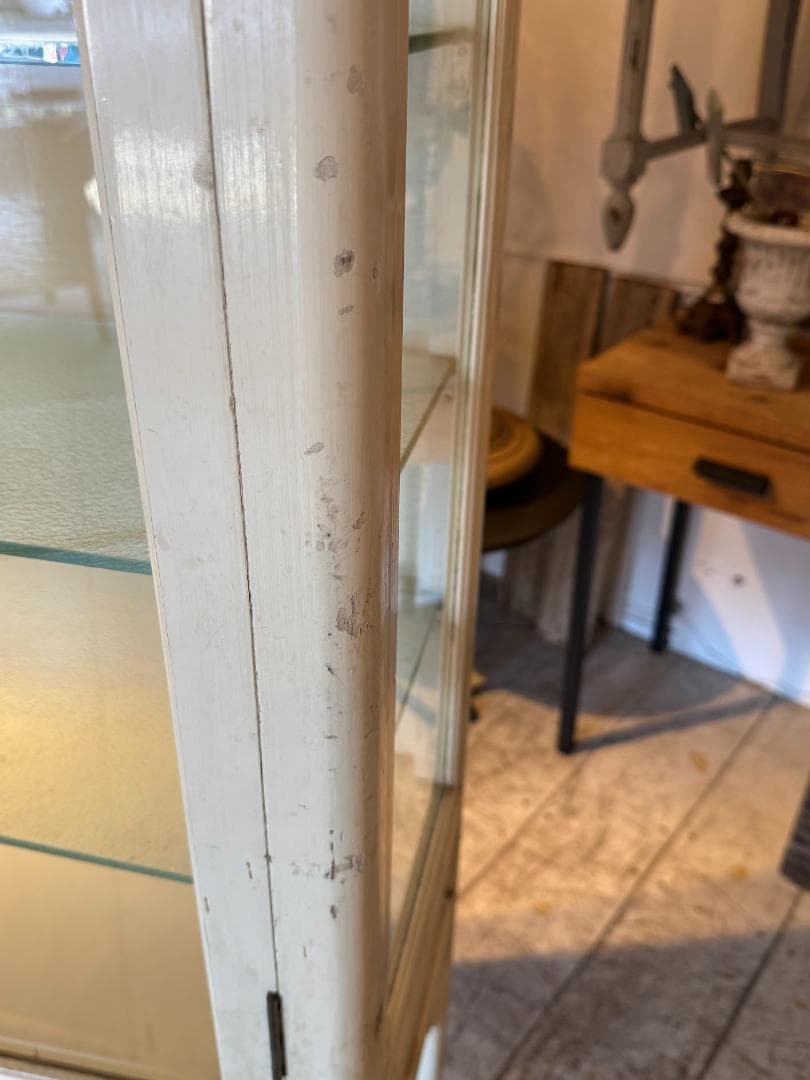 ケビント ドクターキャビネット ガラスショーケース アンティーク 医療棚 レトロ