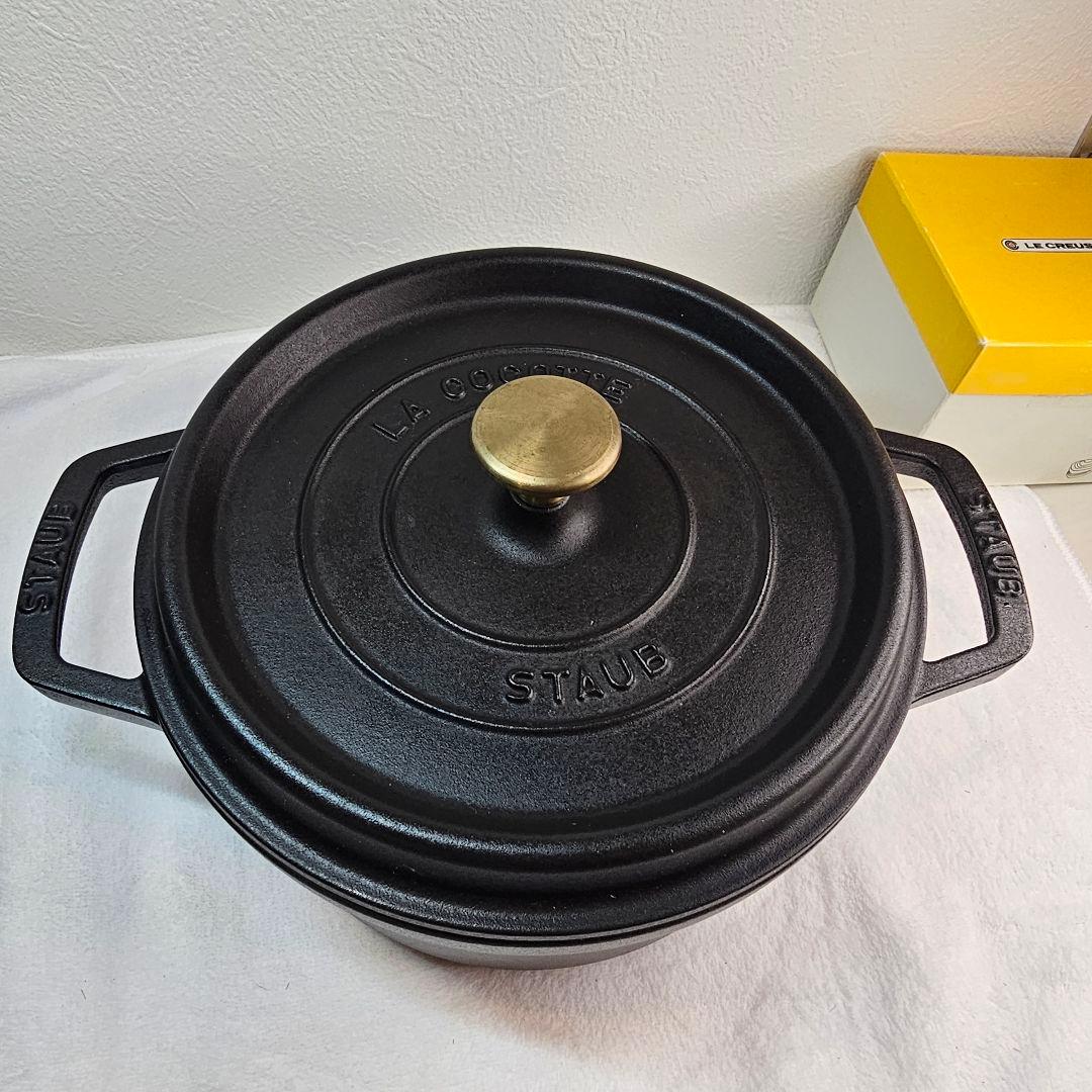 廃盤 STAUB ストウブ 28cm パープル ナス オーベルジン