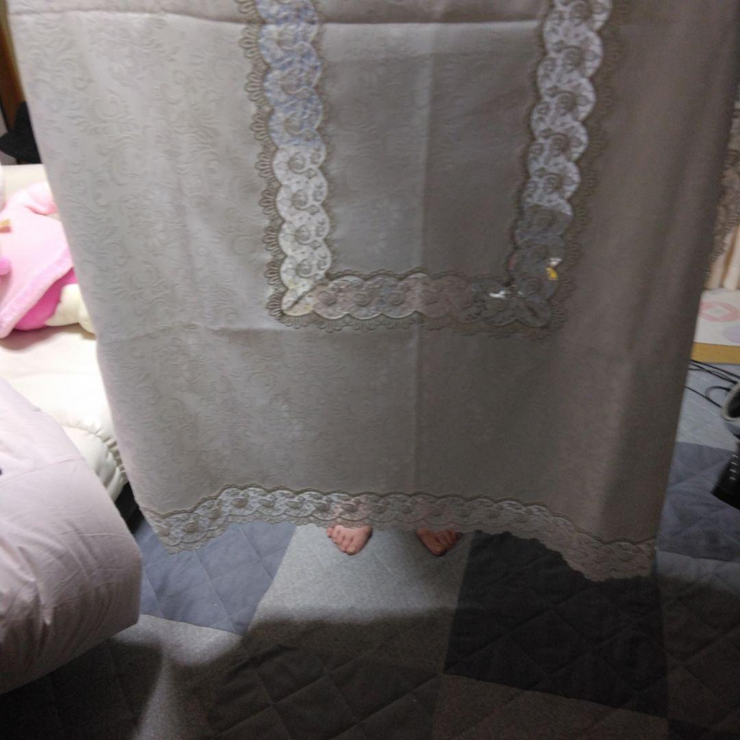 【希少・アンティーク】高級　テーブルクロス　レース　130cm×170cm