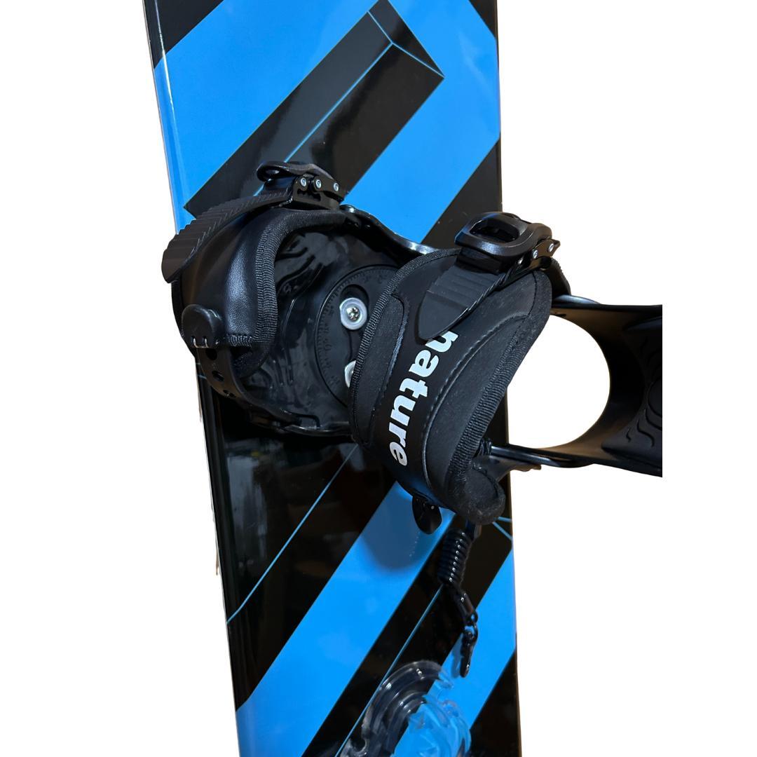 DUB ジュニアスノーボード130cm ビンディング 滑り止め＆コード付