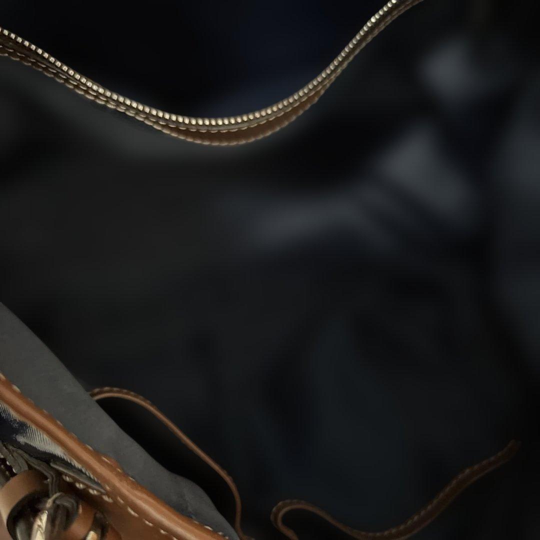 【美品】TOD'S トッズ 2way トートバッグ ショルダーバッグ ネイビー